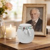 Dletay Mini Urns for Human Ashes Memorial Ceramic Small Cremation