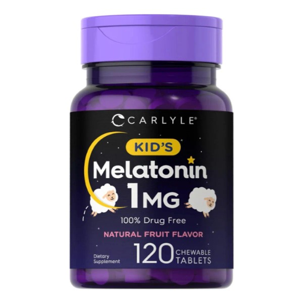 Melatonina Niños 1mg Dulces Sueños 120 Masticables Americano Sabor Frutas
