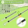 LAWFYMORI 2 Crack Weeder Tool Set, 59" Long Handle Crevice