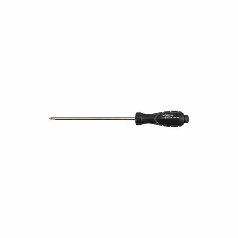 Hozan D-530-75 Phillips Screwdriver, Phillips No.00, Total Length: 4.9 inches