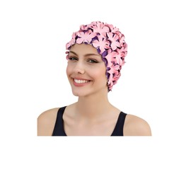 Fashy 3191 Pink Rubber Flower Cap