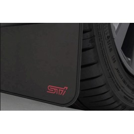 Subaru Set of 4 Black Sti Logo Mud Flap for 2022-2025 BRZ - J101SCC100 - Genuine OEM