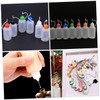 FELTECHELECTR 20pcs Squeeze Bottles Empty Glue Applicator Bottles with Lids