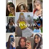 AKTVSHOW Headbands for Short Hair - Elastic Non-Slip Workout Sports