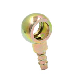 A ABSOPRO 6mm ID Hose Barb 14mm Banjo Fitting Fuel Brake Line Adapter