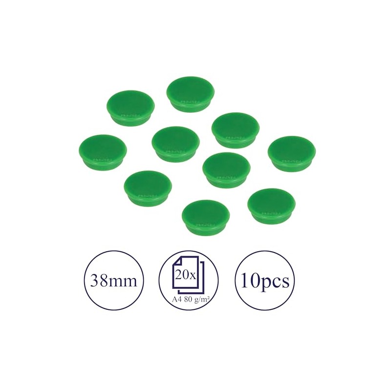Franken HMS36 01 Power Magnets Pack of 10