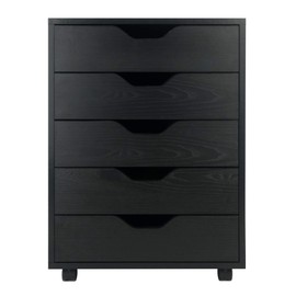 Winsome Halifax Storage/Organization, 5 drawer, Black