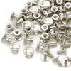 Asamuyu 50 Pieces Head Knobs with Screws,Vintage Cabinet Drawer Mini