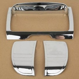 TMS Chrome Stereo Radio Trim Cover for Harley Davidson Street Glide, Touring 2014-Up