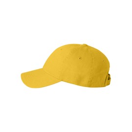 Valucap - Adult Bio-Washed Classic Dad’s Cap - VC300A - Adjustable - Yellow