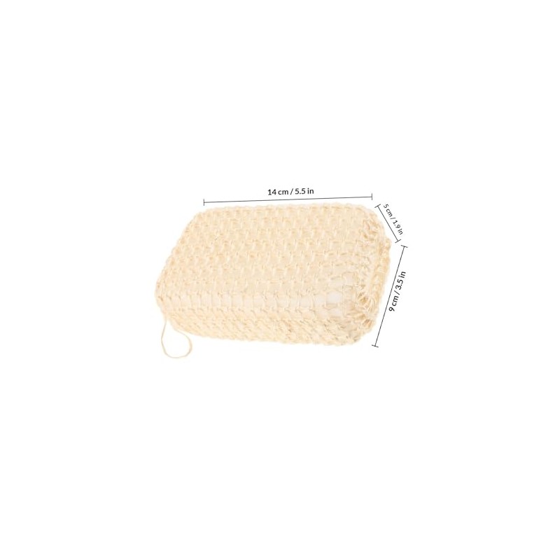 BETOOKY Esponja Exfoliante Corporal de Sisal para Ducha
