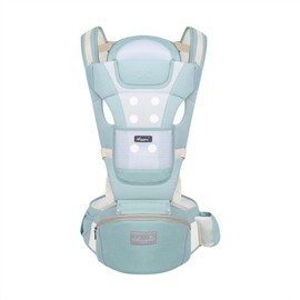 Multifunctional Breathable Baby Carrier with Hip Seat Lumbar Support Waist Stool for 0-36 Months Newborn Infants Toddlers Ergonomic Comfortable Baby Backpack Carrier
