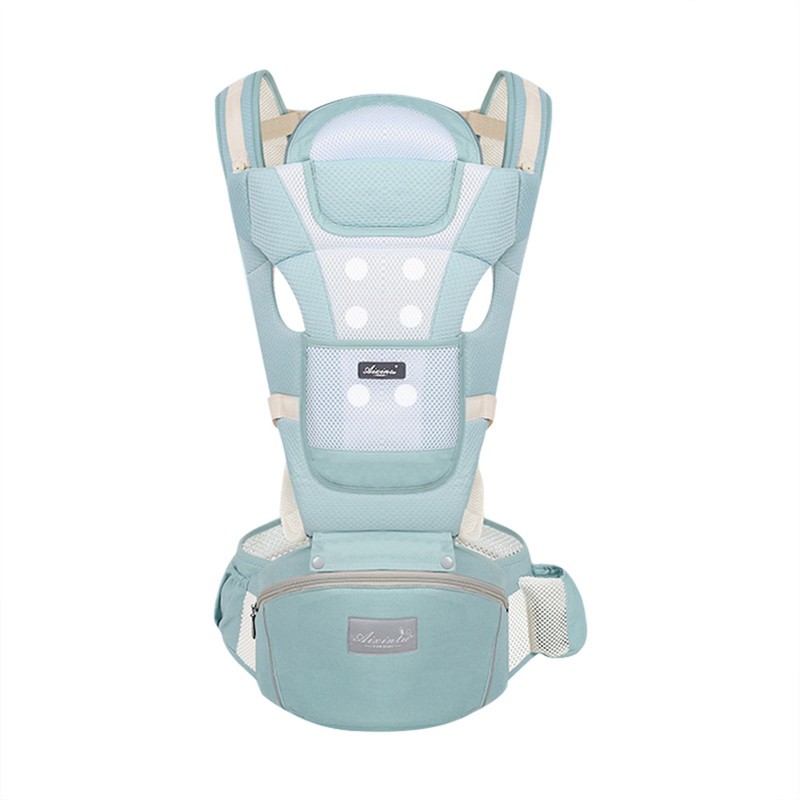 Multifunctional Breathable Baby Carrier with Hip Seat Lumbar Support Waist