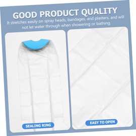 Healeved Adult Leg Cast Cover Foot Cast Cover for Shower Waterproof Comfortable Design