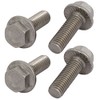 sourcingmap 4Pcs M10 x 30mm Thread 304 Stainless Steel Hex