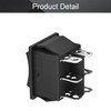 Fielect KCD4 ON/Off/ON Boat Rocker Switch DPDT 6 Pin 3