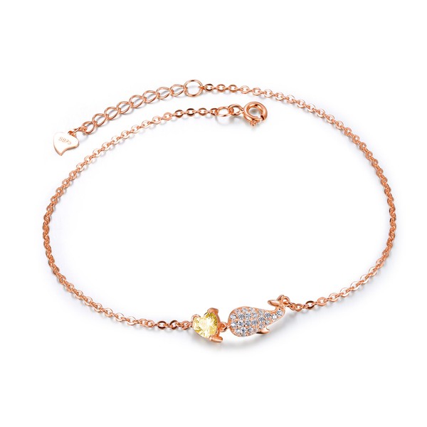 Silver Thunder Anklet, Women's Anklet, Popular, 925 Silver, Hypoallergenic, Ankle