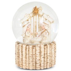 Raz Imports 2021 Oh Holy Night 6.5-inch Nativity Musical Water Globe