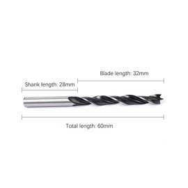 Foyscr Wood Drill Bits 3mm,10 Piece Brad Point Drill Bits,3mm wood drill bits,3mm Cutting Edge, Professional Carbon Steel Drill Bits, Clean and Efficient Drilling