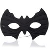 Skeleteen Bat Eye Mask Costume - Superhero Black Bat Face