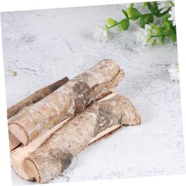 EXCEART 8 Pcs Mini Birch Logs Birch Branches Natural DIY Christmas Ornament Crafts Mini Wood Log Wood Birch Home Decoration Tank Decor Christmas Small Wood Blocks Photo Wooden Stick