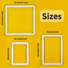 HAND U JOURNEY 2Pcs 17''x17'',11"x8" Universal Clip Frame Set, Square
