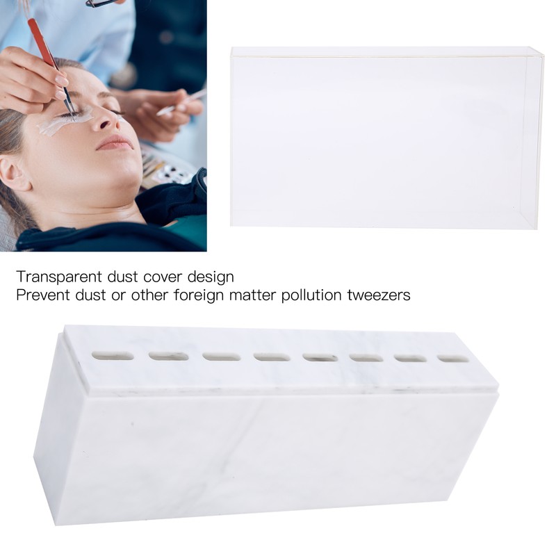8 Holes Tweezers Holder Tweezer Display Stand Storage Rack with