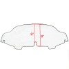 Trichtu Mount 6"Clear Windshield Windscreen For Harley Touring Street Electra
