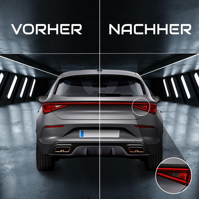 Rear Lights Film Set Sticker Tint Film Taillights Tailored Car