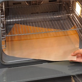 3 PAGEN® - Durable baking foil for oven reusable baking paper - oven protection film heat-resistant and non-stick coating - can be cut to size and dishwasher safe - 33 x 45 cm - 1 piece