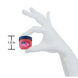 Vaseline Lip Balm Therapy Rosy Lips Relieves Dry Dull and Cracked Lips 0.25 Oz