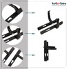 KOTARBAU® Pair of Handles 92 mm with Long Plate Black