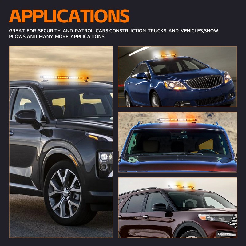 Dreamizer For Jeep Gladiator Compass 54 LED Rooftop Strobe Light