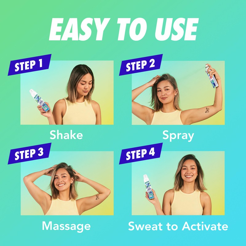 Batiste Dry Shampoo, Sweat Activated with Sweat Absorbing Technology, 5.71