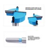 21mm Forstner Bit, Round Shank Woodworking Hole Saw, Blue Flat
