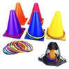Carnival Games Set Propylene with Mesh Bag Traffic Cone Throwing