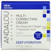Andalou Naturals Deep Hydration Multi-Correcting Cream, Gluten Free, Vegan, 1.7