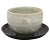 Ichikyu Mino Ware Loose Bowl (With Tea Holder), Powder Taking