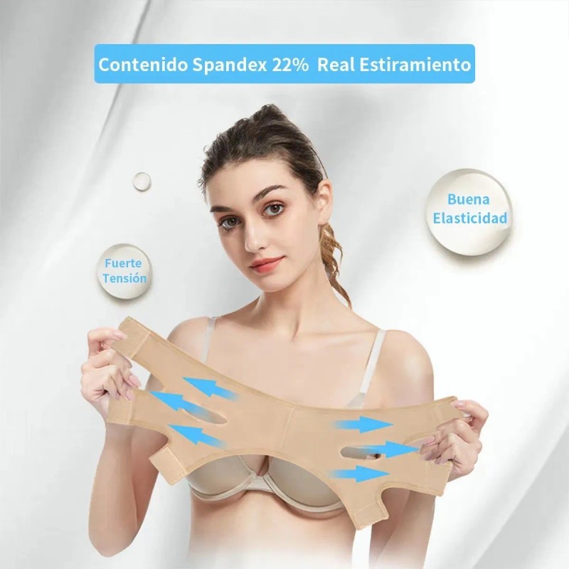 Mentonera Faja Oferta Reduce Arruga Papada Cachete Mejilla