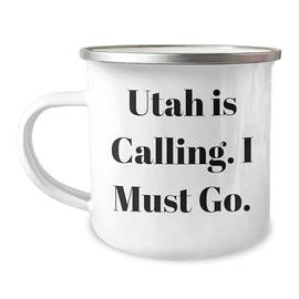 Utah Camping Adventure, Funny Quote, Christmas Unique Gift for Men, Camping Mug for Outdoor Enthusiasts, Unique Utah Gifts