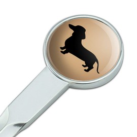 Dachshund Wiener Dog Classic Chrome Plated Metal Envelope Letter Opener Slitter