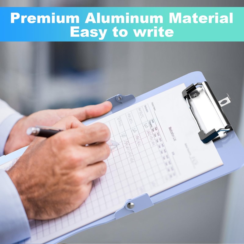 Cooperwin Nursing Clipboard Foldable Aluminum, 3 Layers Foldable with Edition