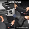 YJYWZH Car Armrest Storage Box for Honda Fit Jazz 2009-2013