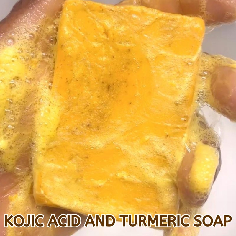 3Pcs Kojic Acid & Turmeric Soap, Kojic Acid Soap, Natural