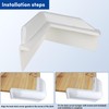 BALAVA Dock Corner Bumper,Vinyl Boat Dock Corner Bumpers with 90
