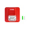 QWORK Fire Alarm, 12 / 24V DC Wired Sound and