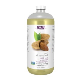 NOW Aceite de Almendra Puro 100 - Hidratante Natural para la Piel 946 ml