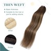 Elailite Clip in Hair Extensions Real Human Hair Remy Hair