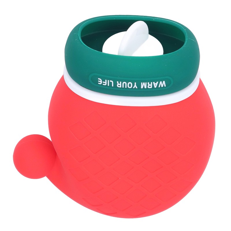 Silicone Hand Warmer Water Leakage Resistance Scaldproof Christmas Hat Gloves