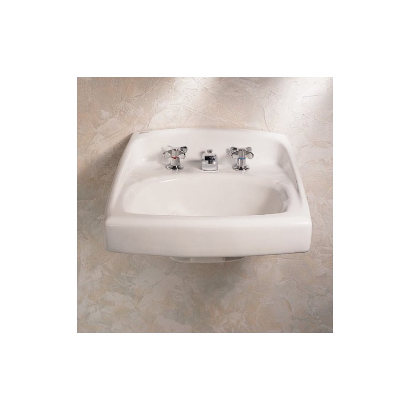 American Standard 0356.015.020 Lucerne Wall-Mount Lavatory Sink with 8-Inch Faucet